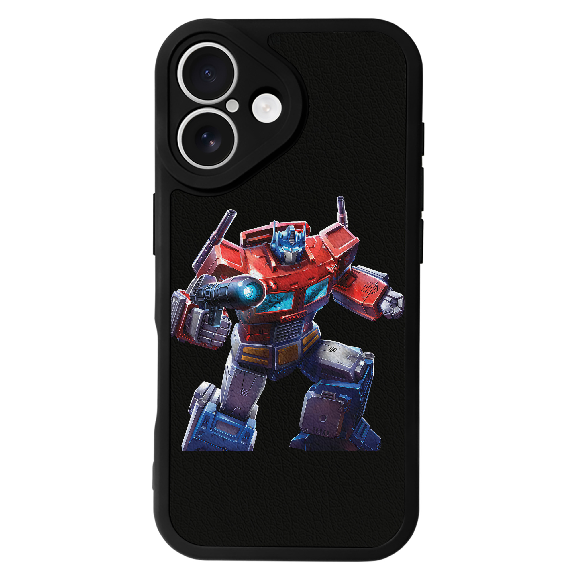 （画像用） Transformers トランスフォーマー 【iPhone 16シリーズ対応】シリコンスマホケース（レザー調） 材質：シリコン